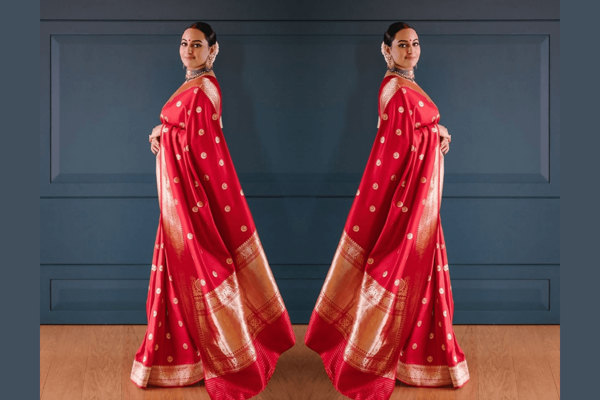 Sonakshi Sinha Red Saree Look: महाशिवरात्रि पर सोनाक्षी का 'संस्कारी बहू' वाला लुक करें री-क्रीऐट, लाल साड़ी और गजरे में लगेंगी बेहद खूबसूरत Sonakshi Sinha Red Saree Look: महाशिवरात्रि पर सोनाक्षी का 'संस्कारी बहू' वाला लुक करें री-क्रीऐट, लाल साड़ी और गजरे में लगेंगी बेहद खूबसूरत
