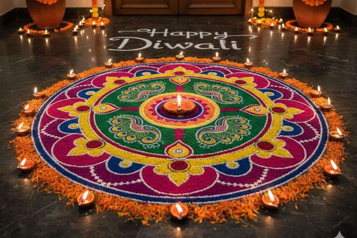 AI Diwali Rangoli Design AI Diwali Rangoli Design