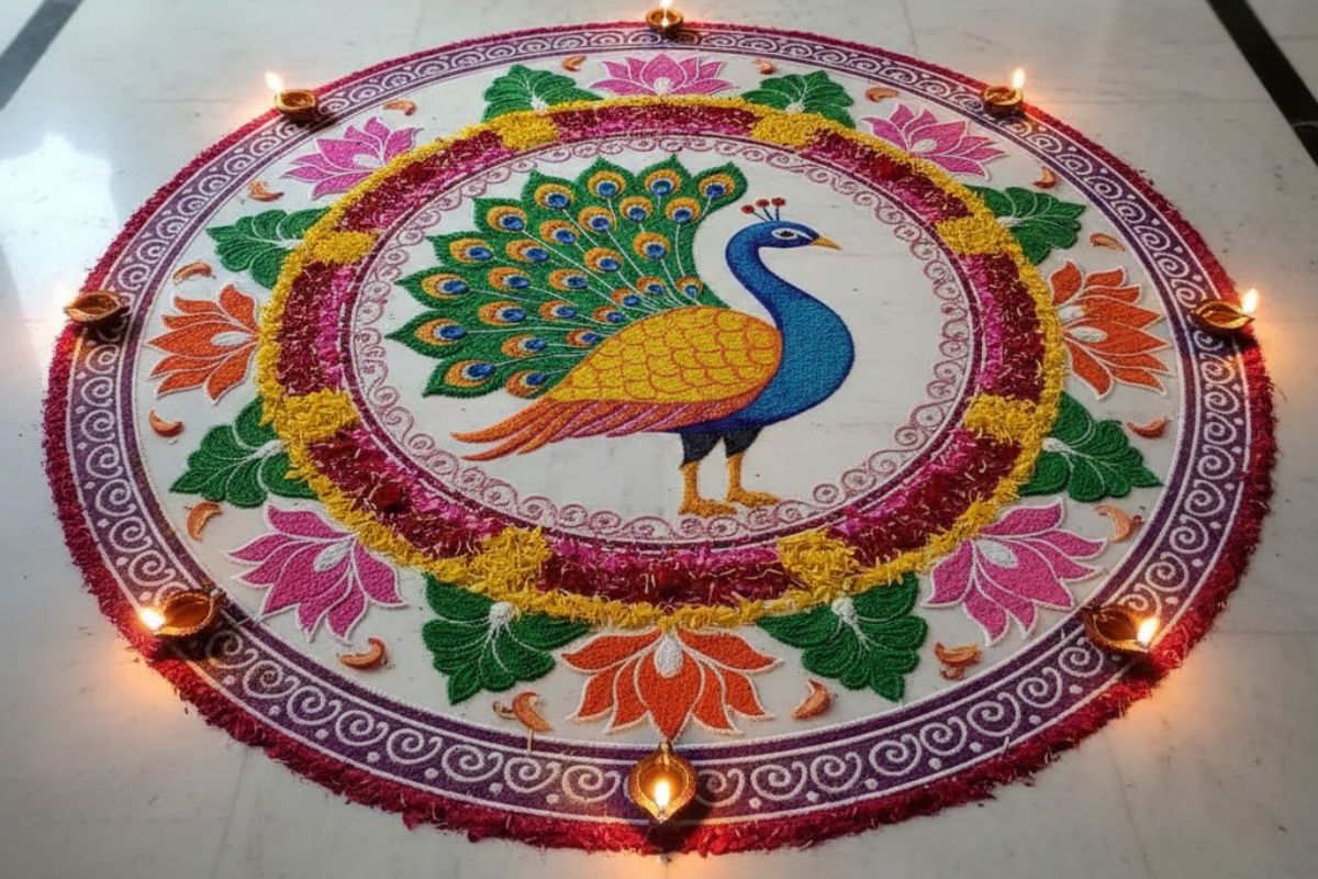 Easy Rangoli Designs: कम समय में बनाएं शानदार और क्रिएटिव रंगोली, देखें सबसे आसान और खूबसूरत डिजाइन Easy Rangoli Designs: कम समय में बनाएं शानदार और क्रिएटिव रंगोली, देखें सबसे आसान और खूबसूरत डिजाइन
