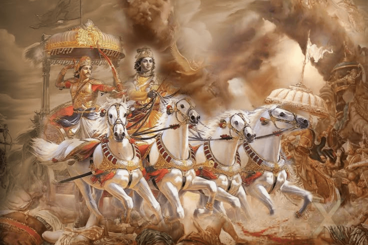 Shrimad Bhagavad Gita ka updesh jismein bataya gaya hai ki satya hi swarg prapti ka ekmatra marg hai – Gita shloka, satya ka mahatva, dharm aur moksha ke liye satya