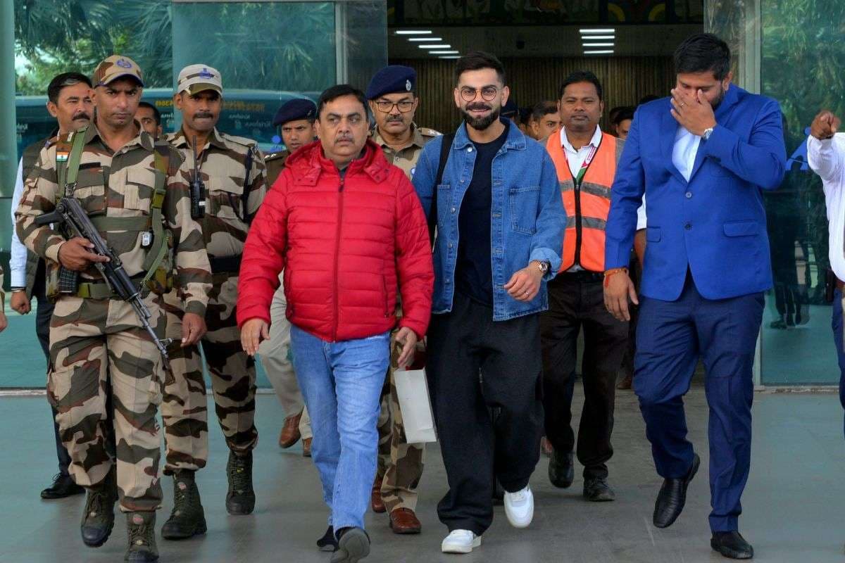 Virat Kohli in Ranchi for ODI Series against South Africa Virat Kohli in Ranchi for ODI Series against South Africa