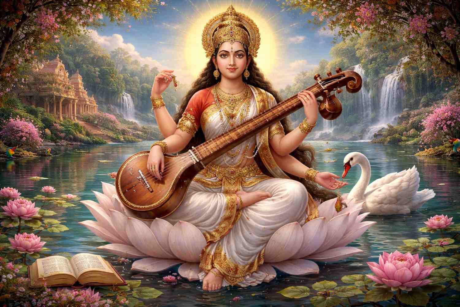 Saraswati Puja 2026: कल मनाई जाएगी सरस्वती पूजा, जानें पूजा का शुभ मुहूर्त, पूजन सामग्री लिस्ट, आरती और सही उच्चारण