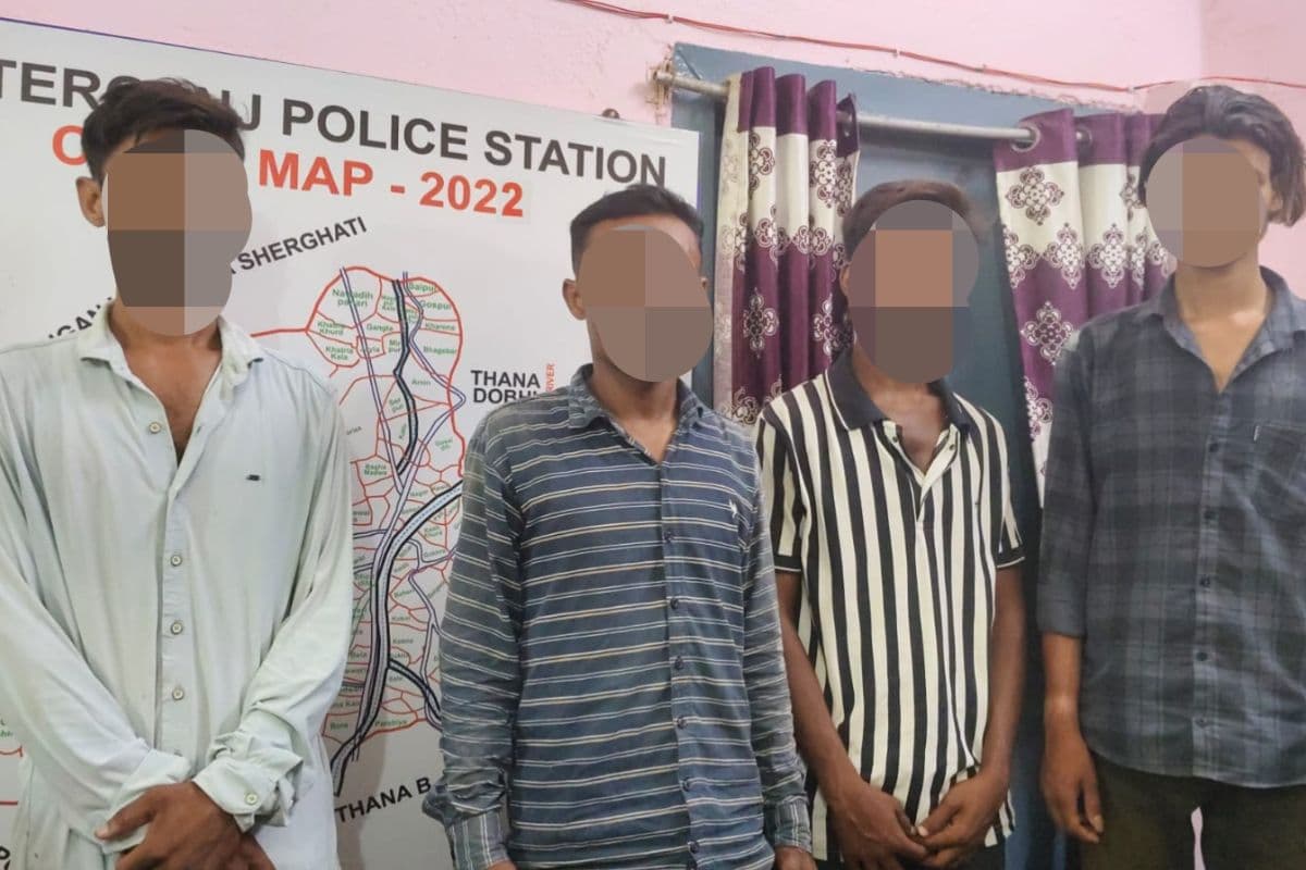 गयाजी में तीन बड़ी लूट कांडों का खुलासा, झारखंड से हथियार के साथ चार शातिर अपराधी गिरफ्तार