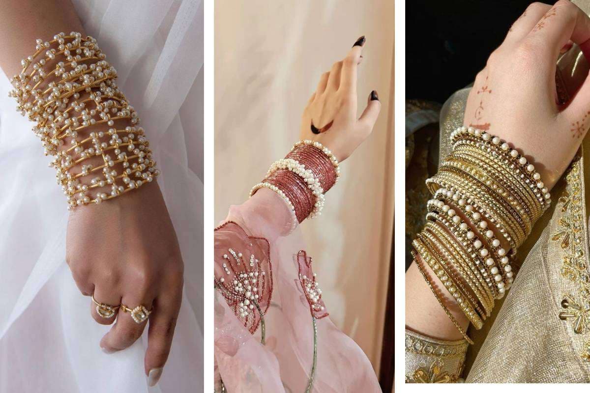 Pearl Bangles Design for Women Pearl Bangles Design for Women