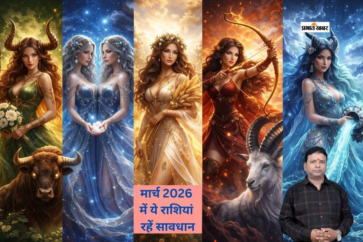 मार्च 2026 में मिथुन, कुंभ समेत इन राशियों को रहना होगा सतर्क