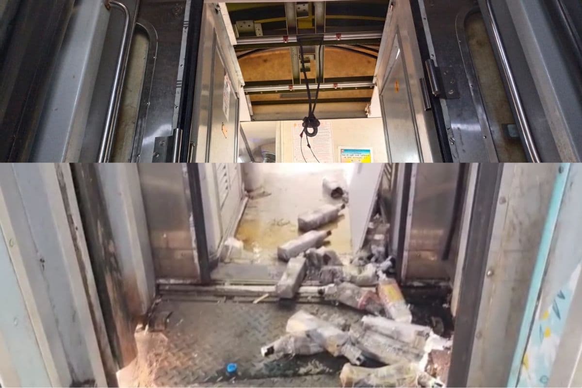 बिहार में ट्रेन की छत से बरसी शराब! धड़ाधड़ गिरीं बोतलें, VIDEO ने खोली तस्करी की पोल