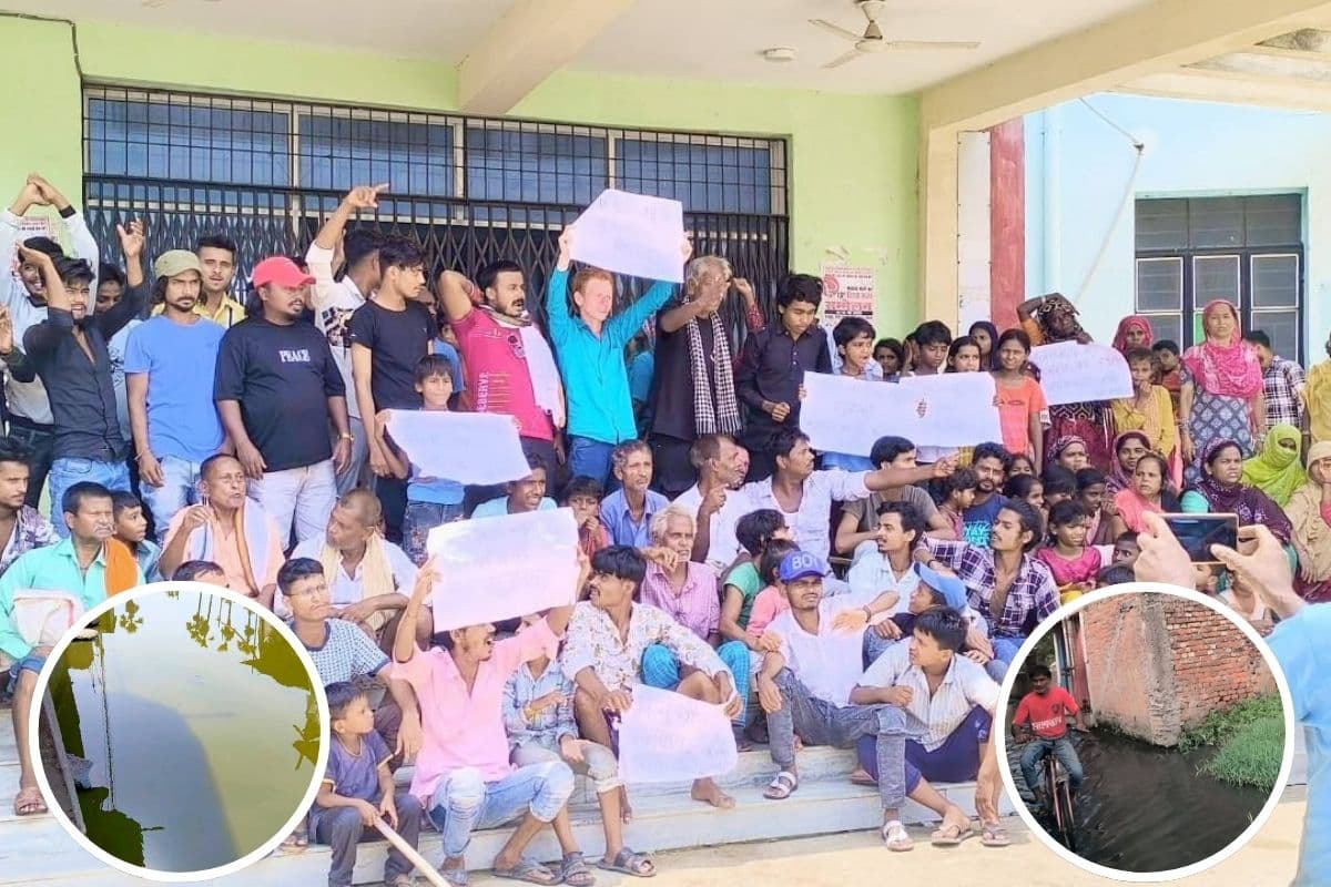 Darbhanga News: वर्षों पुराने जलभराव से तंग आए लोग, कबीरछक में प्रदर्शन के बाद पहुंचे BDO, मुख्य नाला बनाने का दिया भरोसा