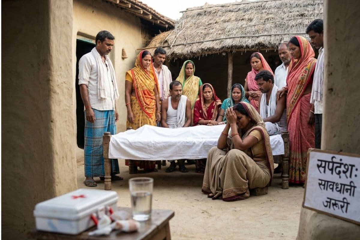बेगूसराय में सर्पदंश का कहर, अलग-अलग थाना क्षेत्रों में बच्ची और इंटर के छात्र की मौत
