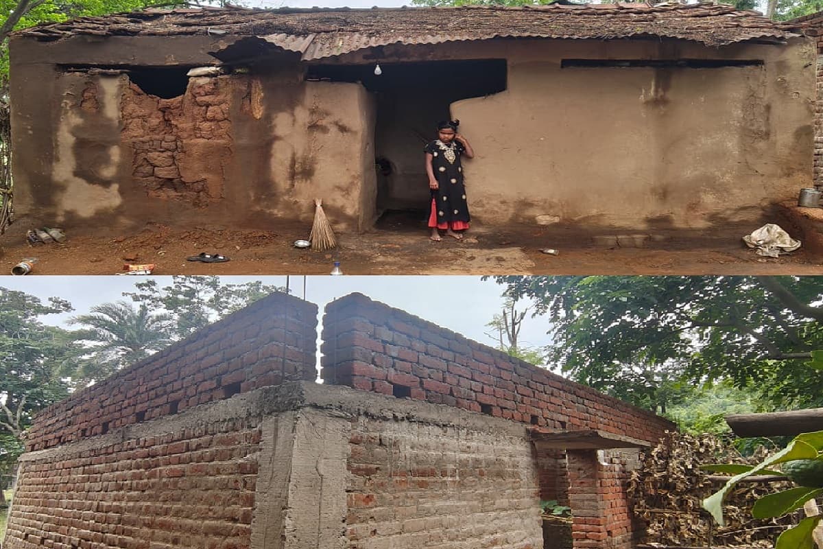 जनमन आवास के लाभुकों की अटकी किस्त, महीनों से अधूरे पड़े कई आवास
