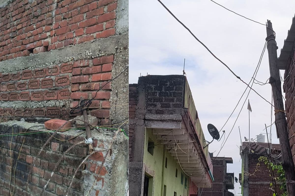 रोहतास में बिजली विभाग की लापरवाही उजागर, बांस-बल्लों के सहारे बिजली आपूर्ति, जोखिम में लोगों की जान