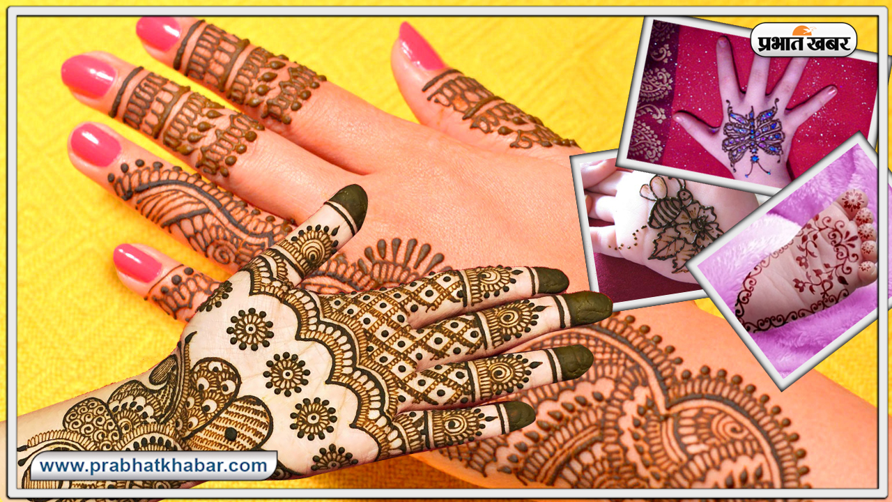 new mehndi for beautiful hands • ShareChat Photos and Videos