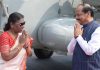 Raghubar Das Welcomes President Draupadi Murmu At Baripada Odisha