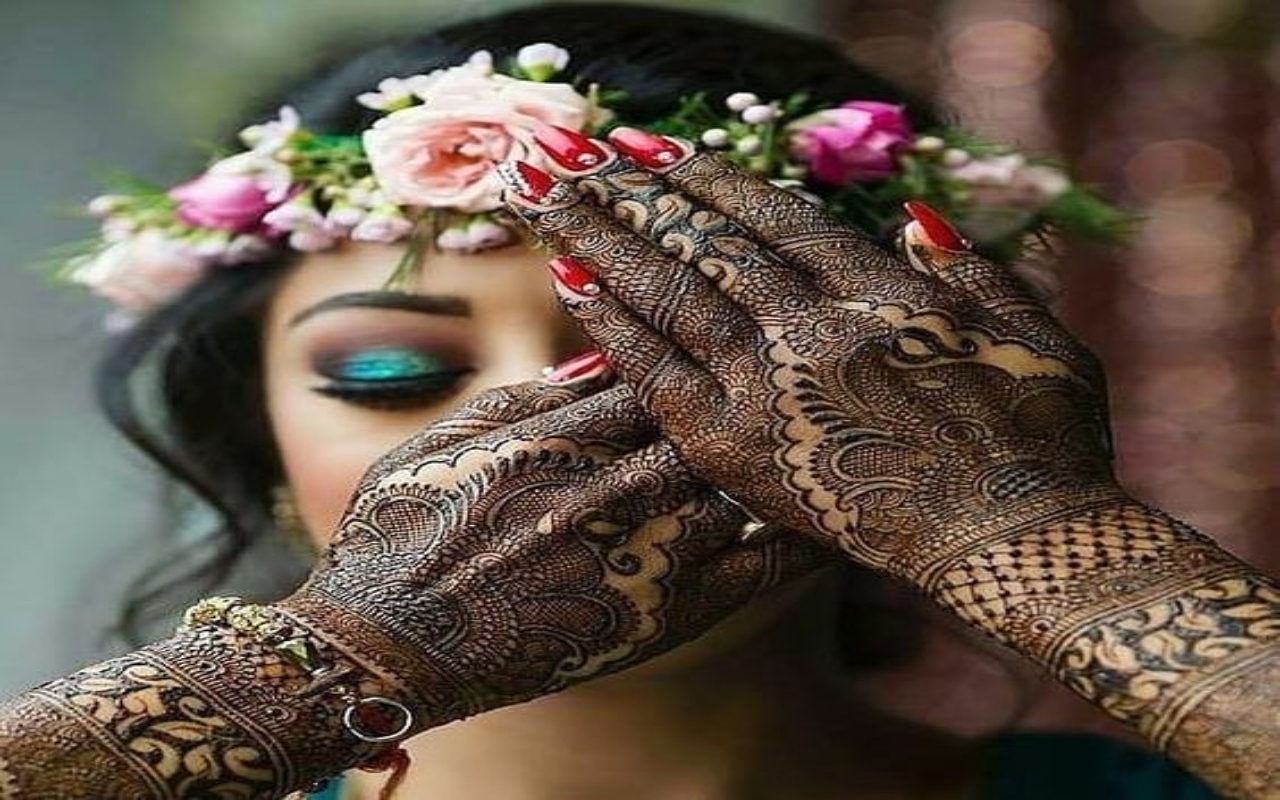 EASY DULHAN MEHENDI DESIGNS | NEW BRIDAL HENNA MEHNDI DESIGN FOR FULL HANDS  | WEDDING MEHNDI ... | Mehndi designs for hands, Mehndi ka design, Henna  designs