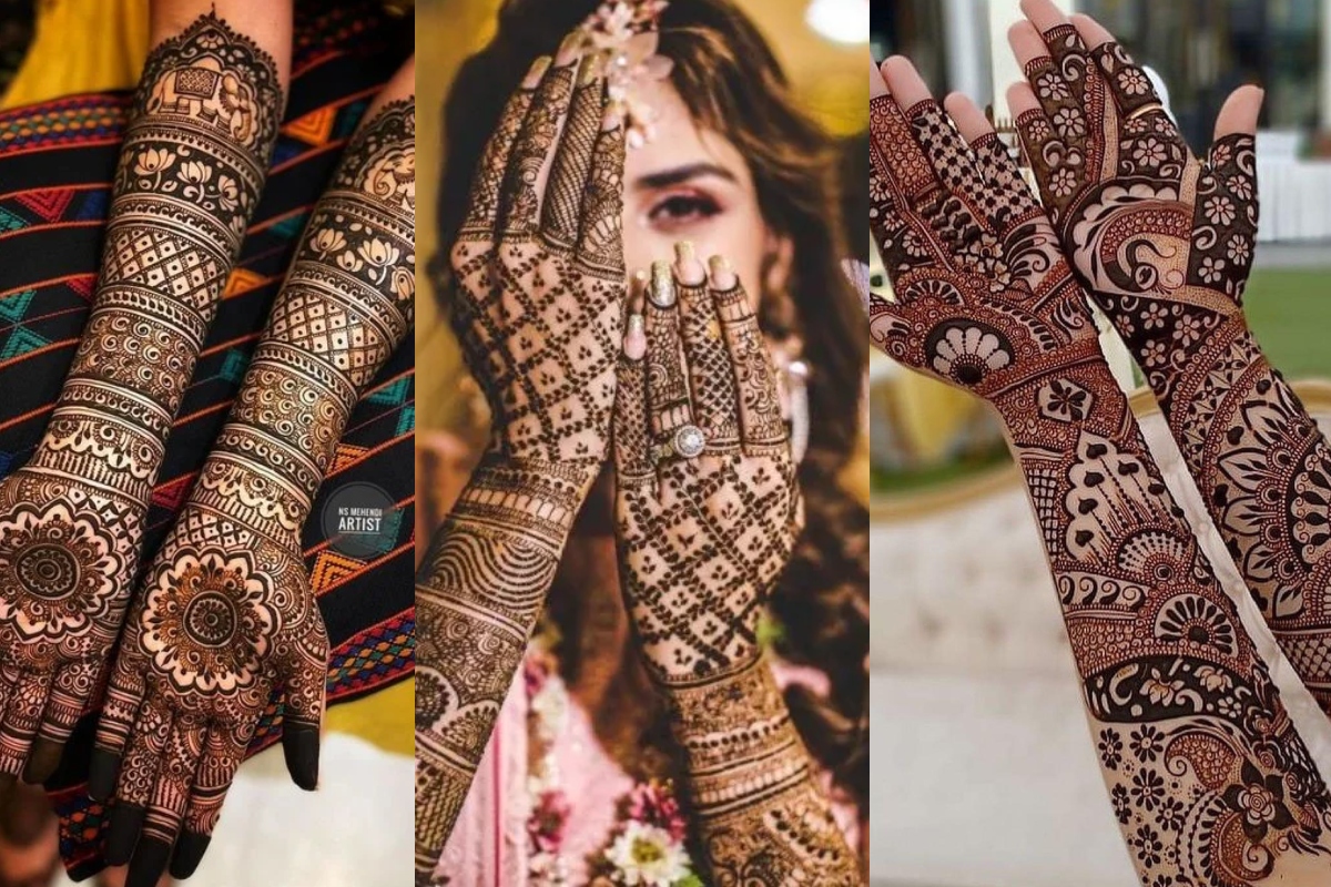 Mehndi Designs for Tulsi Vivah 2023: खूब जचेंगे आपके हाथों पर मेहंदी के ये  खास डिजाइंस, तुलसी विवाह के लिए करें ट्राई | quick and easy mehndi designs  for hands | HerZindagi