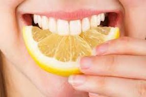 lemon and salt Teeth