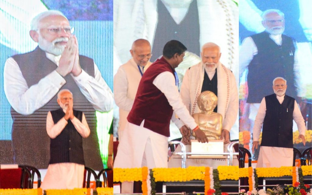 pm modi in hurl sindri dhanbad