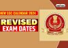 Ssc Exam Calendar 2024 Revised