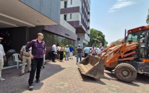 jamshedpur bulldozer action against map deviation