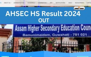 Assam HS Result 2024 Out