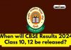 Cbse Class 10, 12 Result 2024 Soon