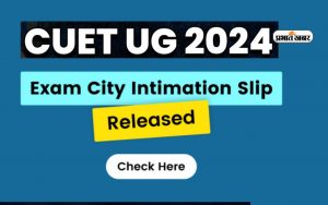 CUET UG 2024 City Intimation Slip Released