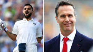 CRICKET: Virat kohli and Michael Vaughan