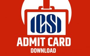 ICSI CS June 2024 Admit Card