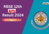 Rbse 12Th Arts Result 2024 Live