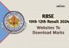 Rbse Rajasthan Board Class 10Th, 12Th Result 2024