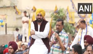 bhagwant mann and kejriwal