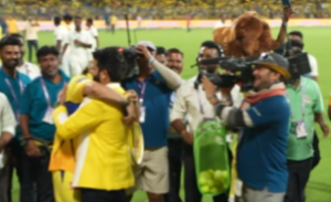 IPL 2024: MS Dhoni hugs SURESH RAINA