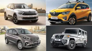 7 seater cars coming under 12 lakh rupees