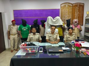 गोलमुरी पुलिस ने अंतरराष्ट्रीय साइबर ठग गिरोह के सात अपराधियों को किया गिरफ्तार