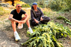 Shikhar Dhawan in Himachal Pradesh