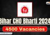 Bihar Cho Vacancy 2024 Out