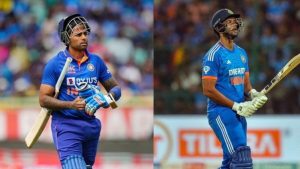 T20 World Cup 2024: Suryakumar Yadav (L) and Shivam Dube (R)