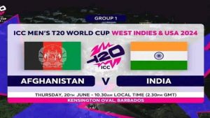 T20 World Cup 2024: IND vs AFG