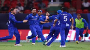 T20 World Cup: Afghanistan Celebrating victory against Australia