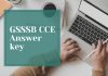 Gsssb Cce Prelims 2024 Answer Key Released