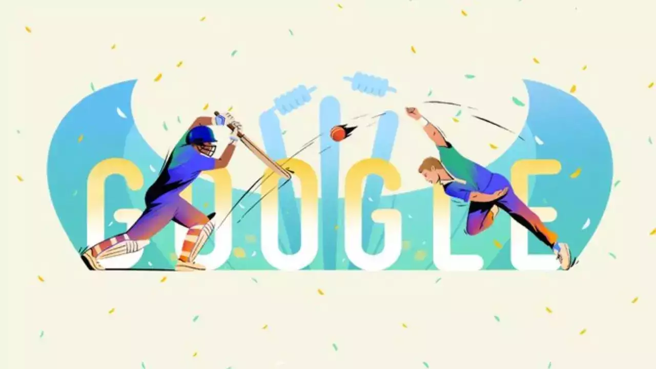 ICC Men's T20 Cricket World Cup पर आज का Google Doodle