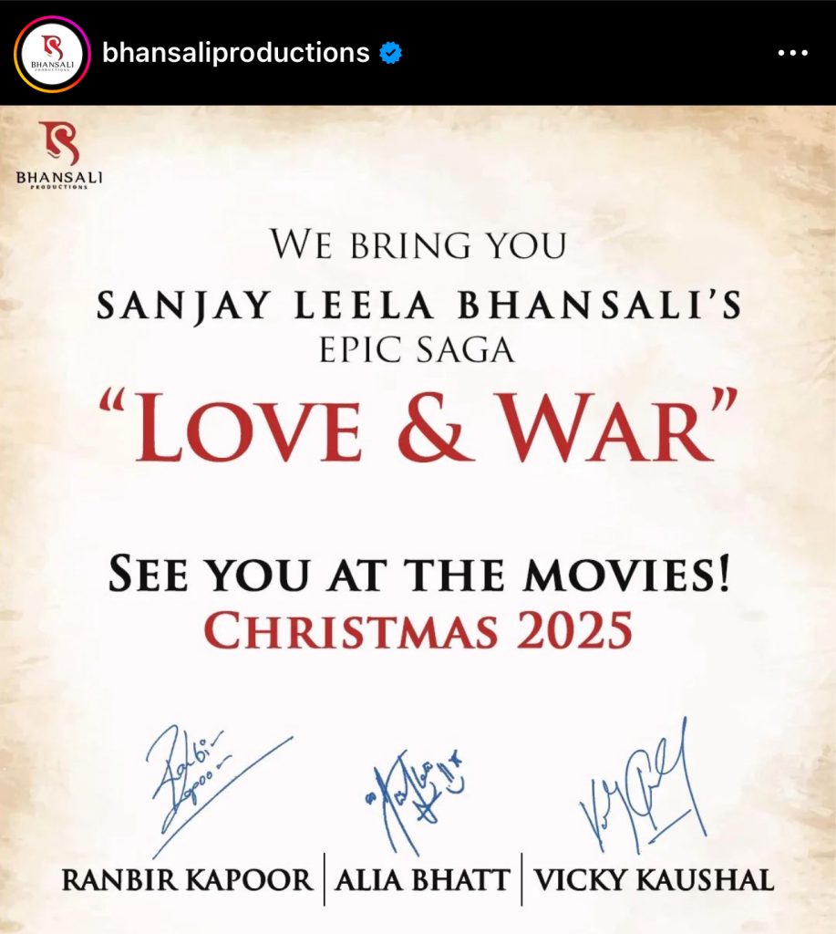 Sanjay Leela Bhansali New Movie 
