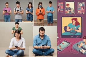 Smartphone Addiction | AI Generated Image