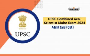 UPSC Combined Geo-Scientist Mains 2024