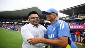 BCCI prize money: Rahul Dravid with Jay Shah