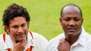 Sachin Tendulkar and Brian Lara