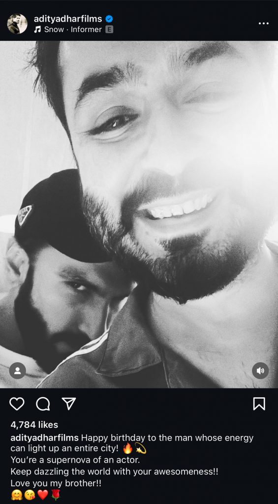 Aaditya Dhar And Ranveer Singh