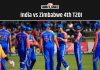 India Vs Zimbabawe Text Header Subheader 1