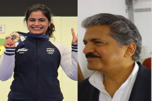 Anand Mahindra lauded Manu Bhaker for the Bronze medal