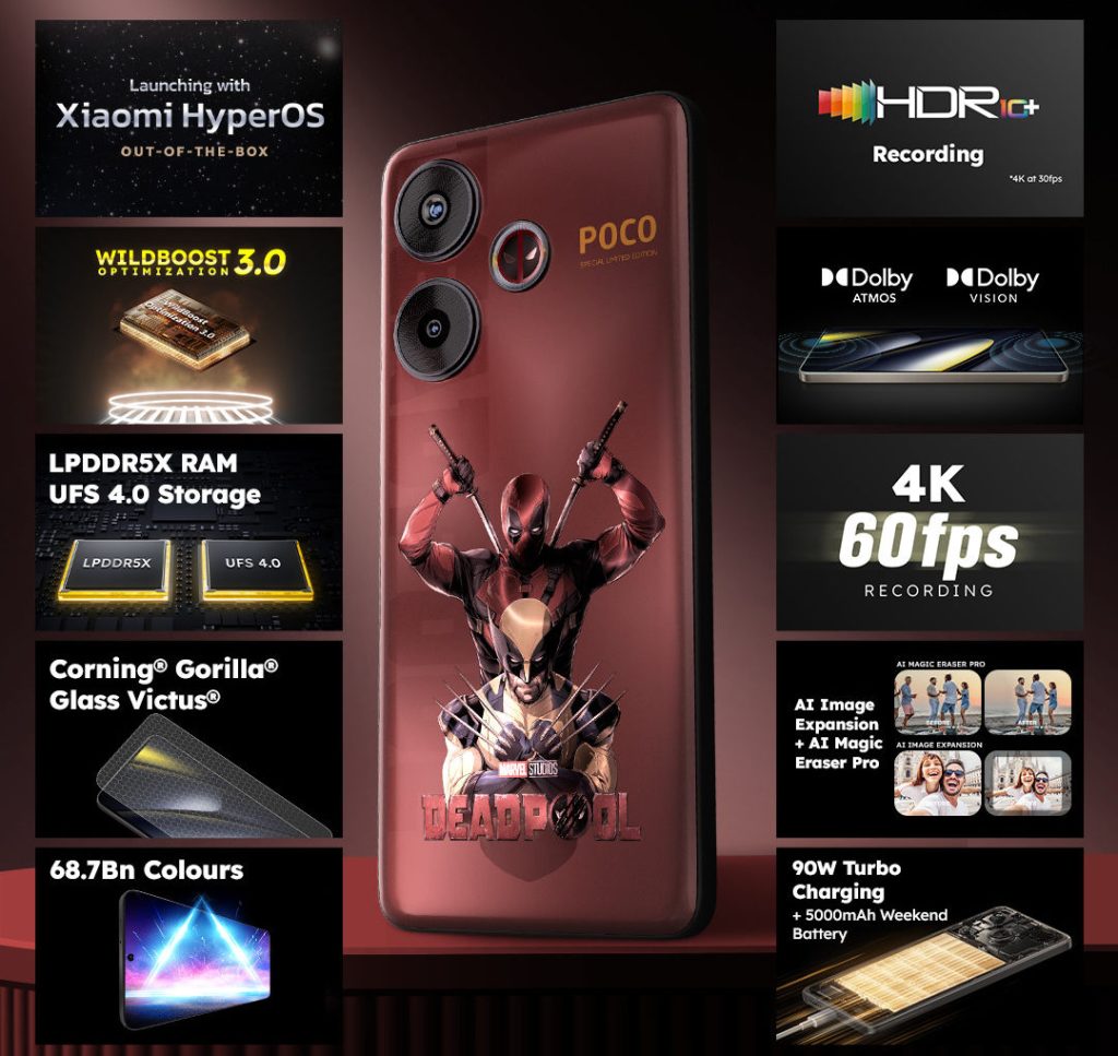 POCO F6 Deadpool Edition Specifications