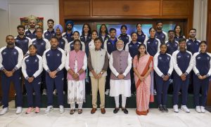 PM meets India's contingent for Paris Olympics